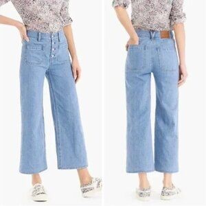 Point Sur wide-leg crop jean in clean light wash Item K8405-CLEAN LIGHT WASH